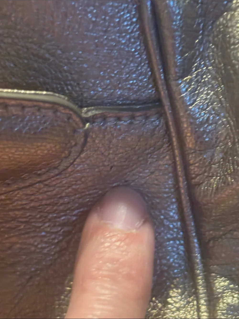Salvatore Ferragamo Metallic Taupe Leather Shoulder Bag